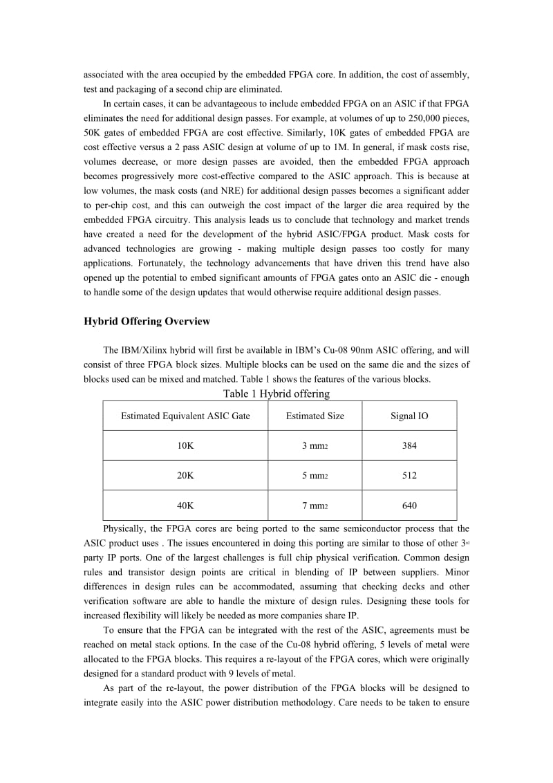 ASIC和FPGA架构的混合 电信专业英语论文.doc_第3页