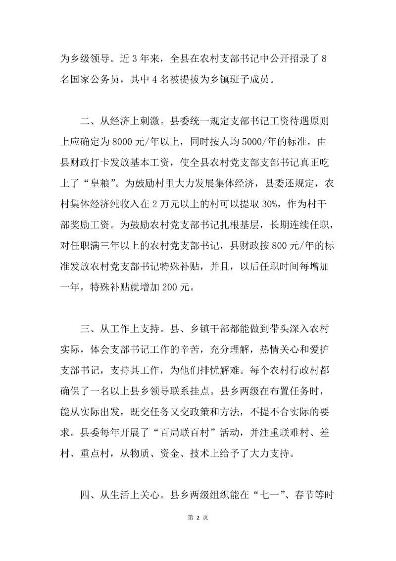 农村党支部建设交流材料.docx_第2页