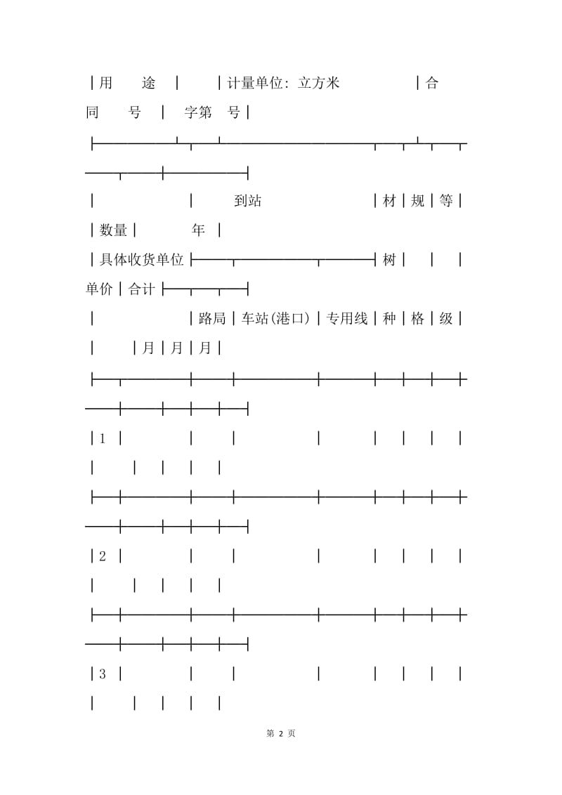 木材购销(订货)合同.docx_第2页