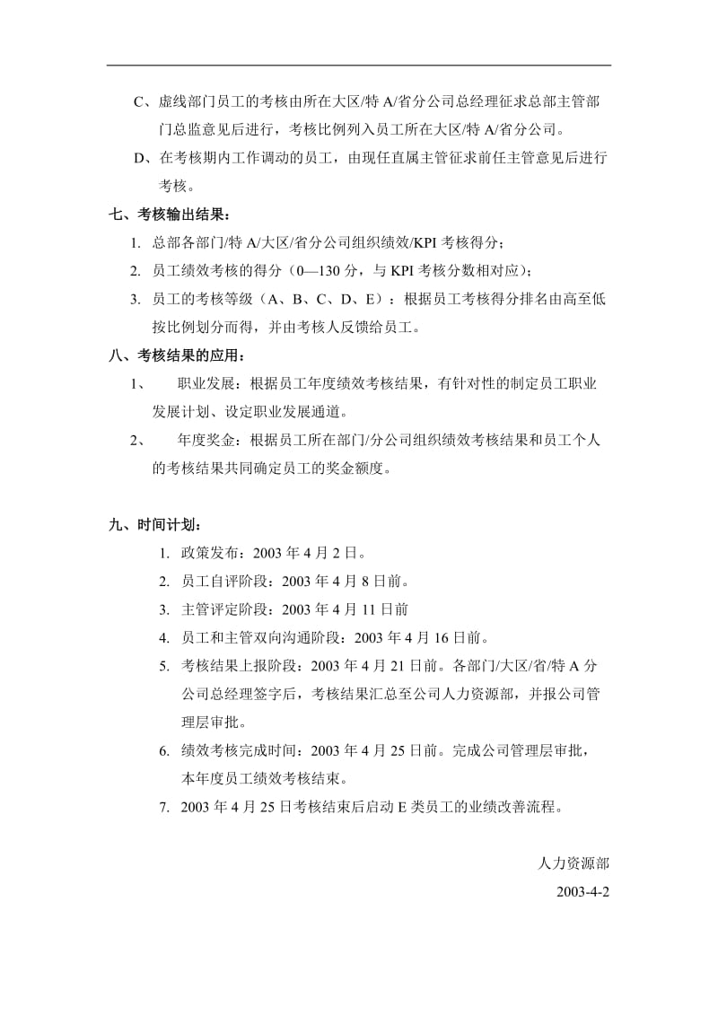 某通信公司绩效考核办法.doc_第3页