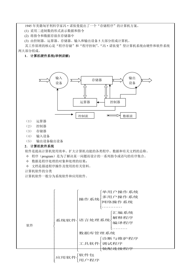 计算机基础知识教案一名师制作优质教学资料.doc_第3页