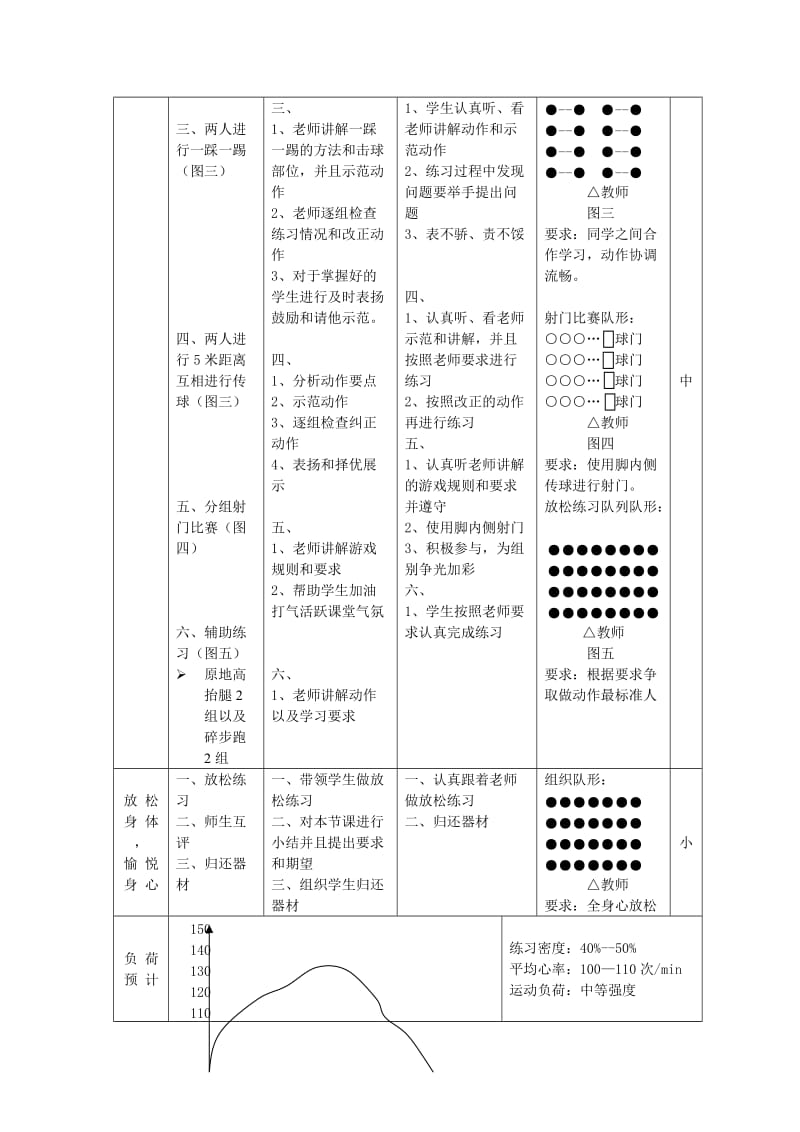 足球--脚内侧传球教案(公开课)名师制作优质教学资料.doc_第3页