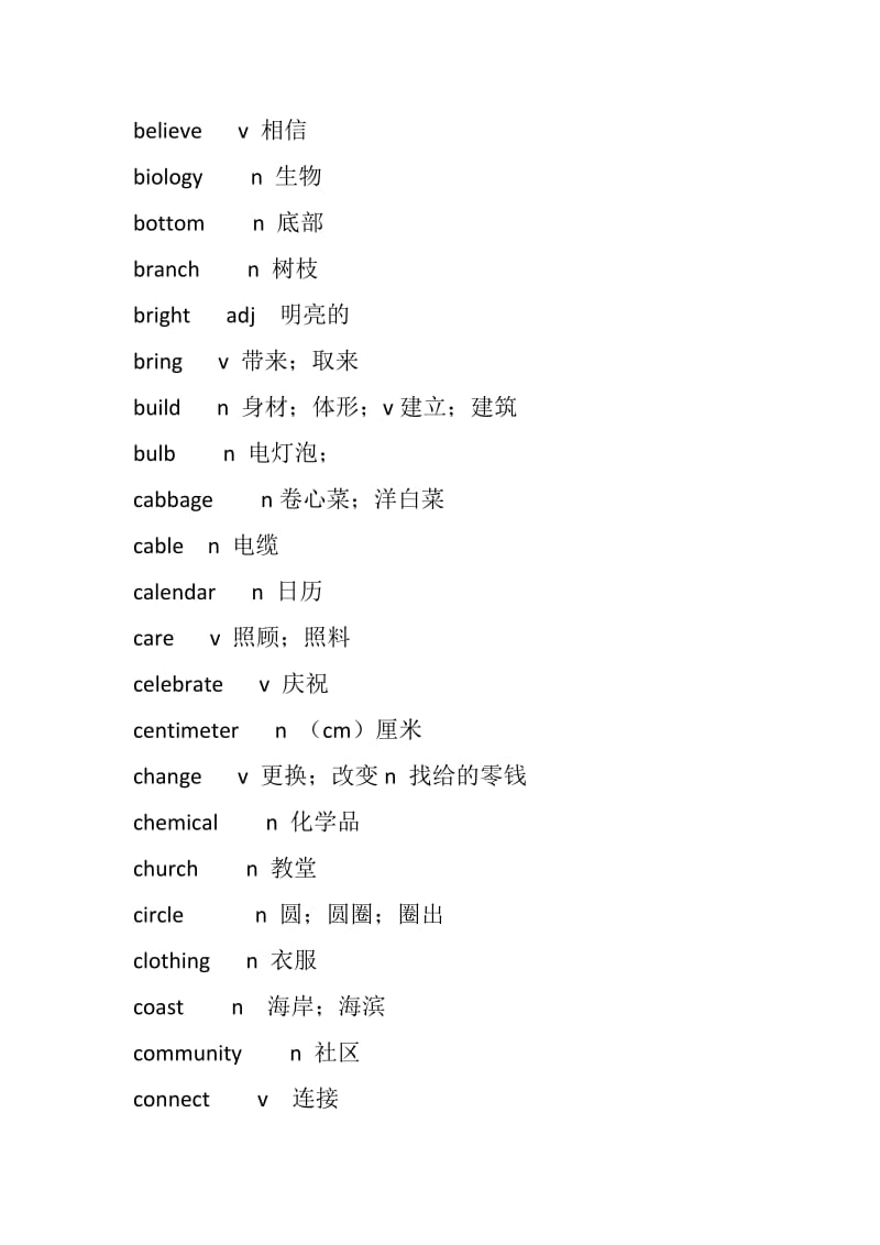 秀英教育新课标中考高分必备词汇三级350词.doc_第2页