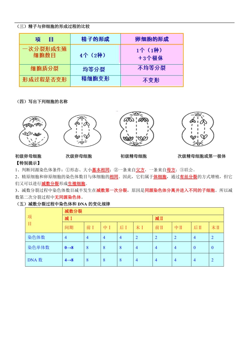 浙科版高中生物必修二 复习提纲.doc_第3页