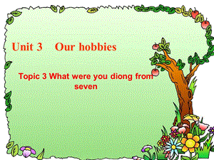 英语：Unit 3 Topic 3 What were you doing from seven to nine yesterday课件（仁爱英语八年级上）名师制作优质学案新.ppt