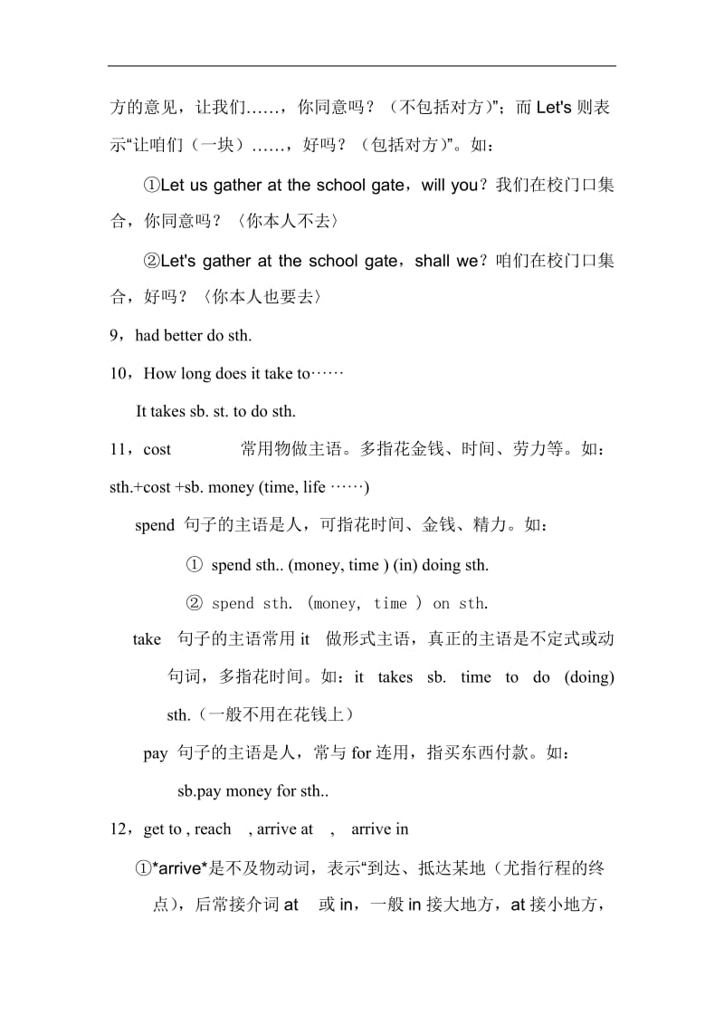 上海七年级英语第一学期学习笔记及错题.doc_第2页