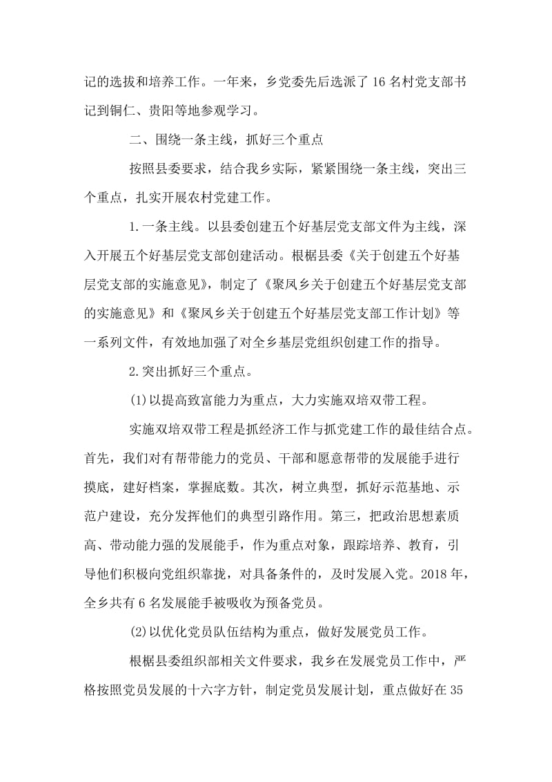 乡镇党委书记抓党建工作述职述廉报告.doc_第2页