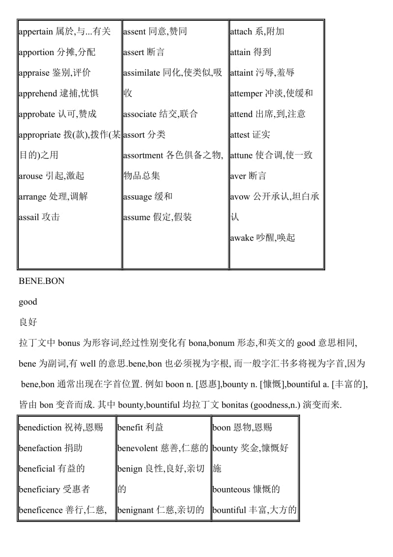 非常好的英语词根词典名师制作优质教学资料.doc_第3页