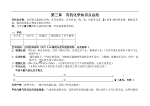 高一必修2有机化学期末复习提纲.doc