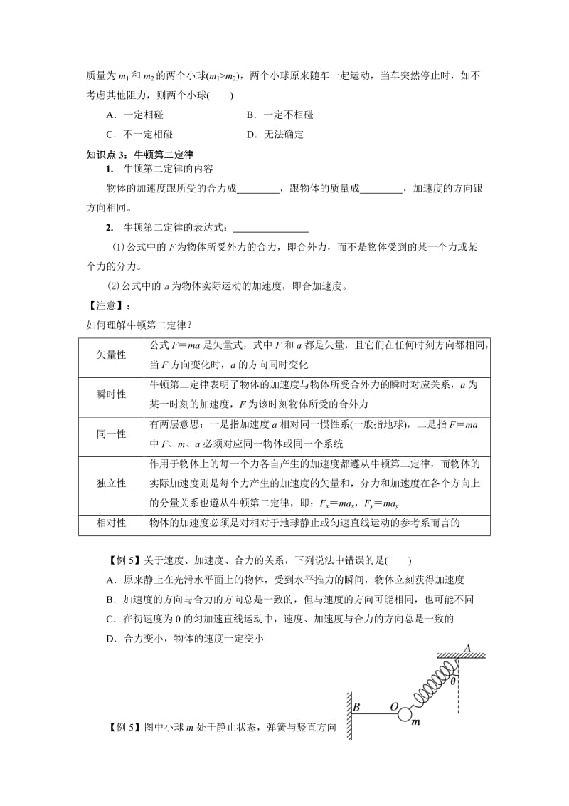 高中物理必修一-牛顿运动定律知识点题型完美总结.doc_第3页