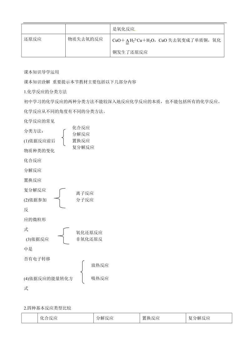 高一化学人教版必修1知识点解读：氧化还原反应.doc_第2页