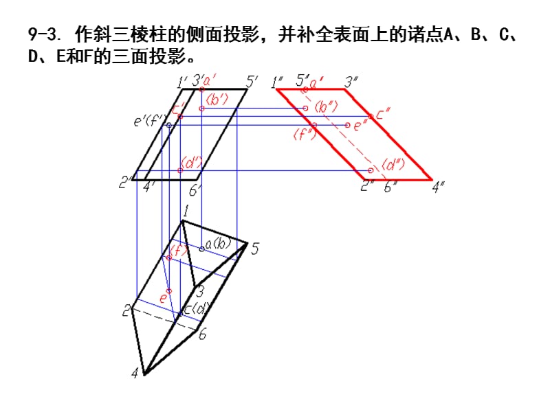 画法几何与机械制图基础(材料)立体部分习...名师制作优质教学资料.ppt_第3页