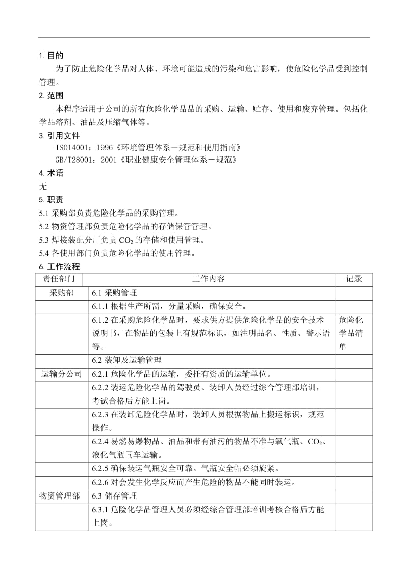 产品管理之化学危险品管理制度.doc_第1页