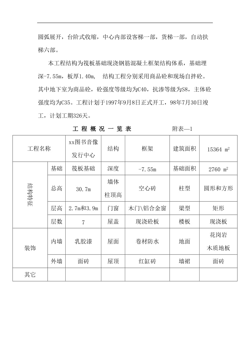 xx图书音像发行中心施工组织设计.doc_第3页