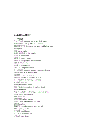 11-类常用翻译主题词汇名师制作优质教学资料.doc