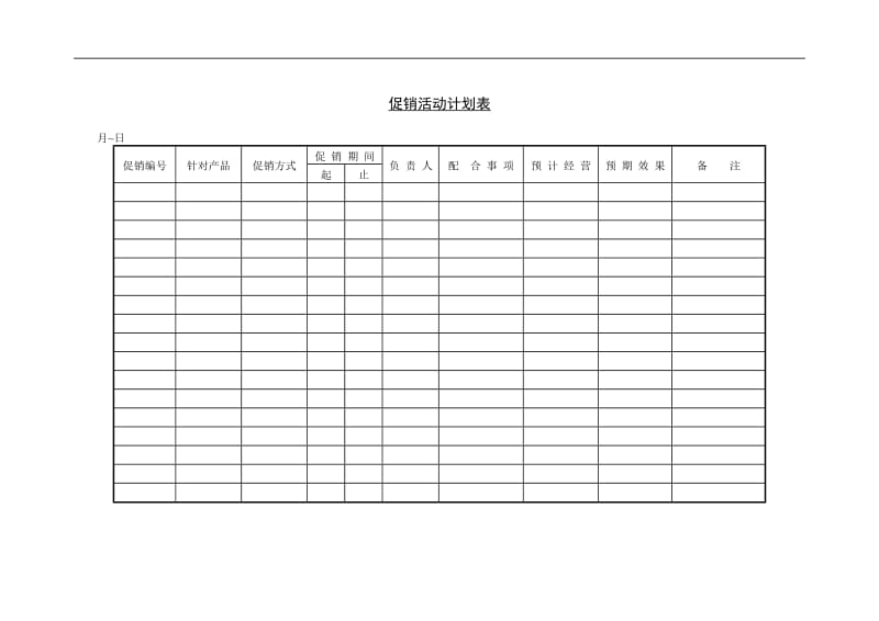 促销方案员工作流程图(doc1).doc_第1页