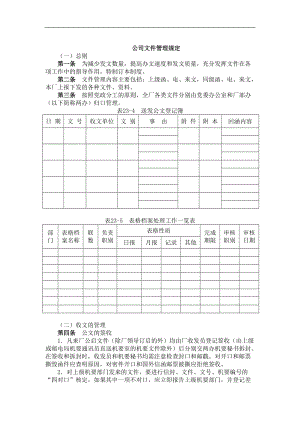 公司文件管理规定.doc