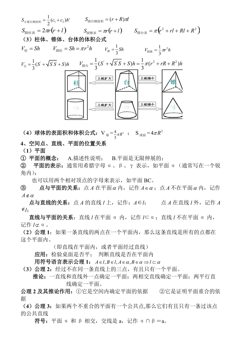 (精品)立体几何知识点+经典习题名师制作优质教学资料.doc_第3页