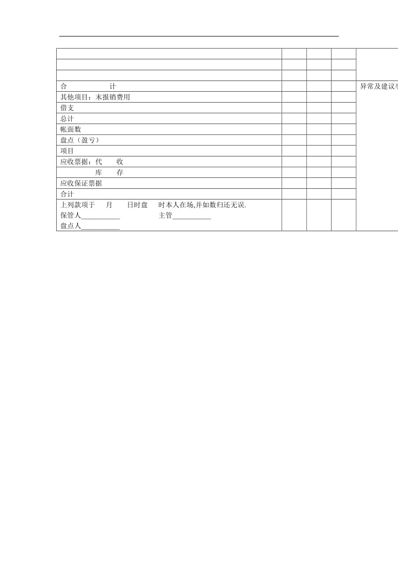 xx公司财务表格-出纳日报表.doc_第2页