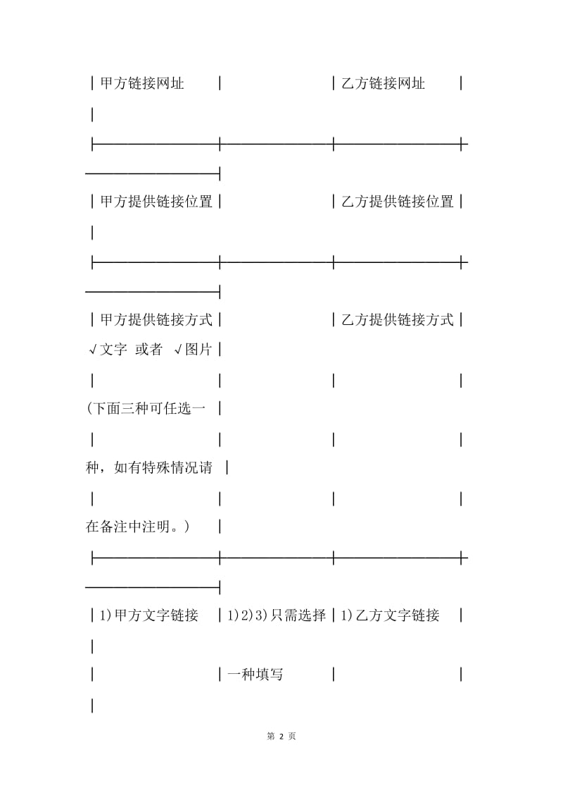 【合同范文】合作合同-友情合作链接协议.docx_第2页