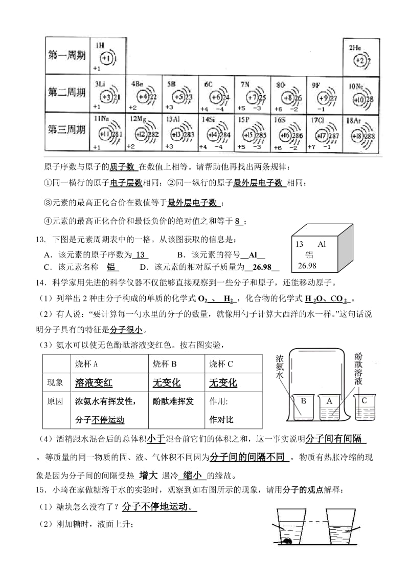 2018初三化学第三单元知识点归纳名师制作优质教学资料.doc_第3页