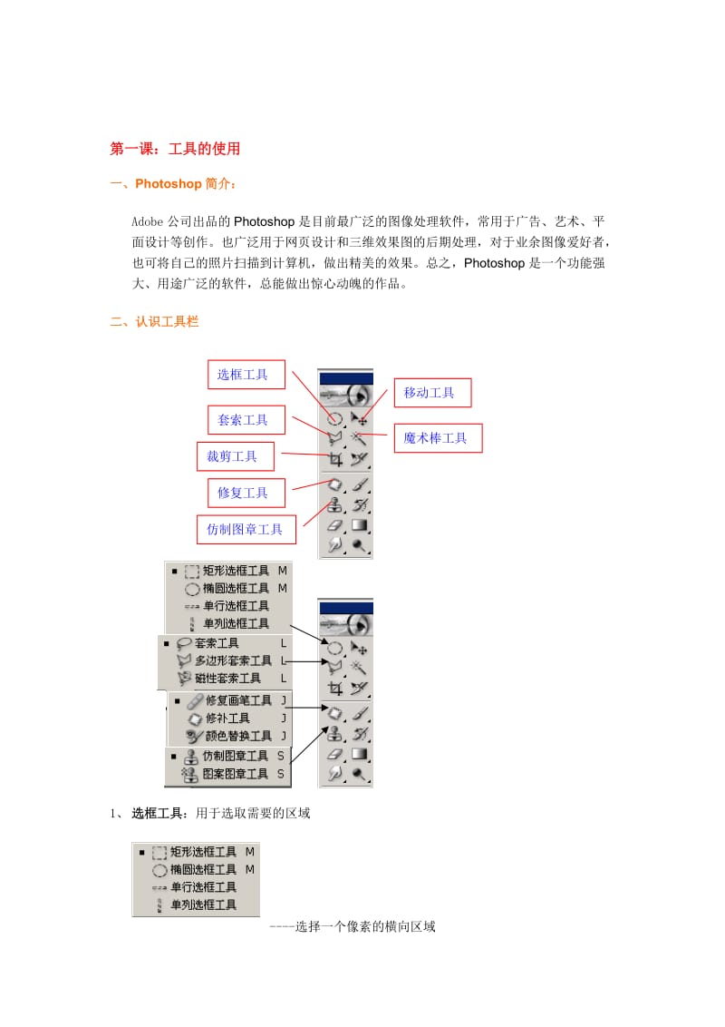 Photoshop基本操作介绍(图文介绍)名师制作优质教学资料.doc_第1页