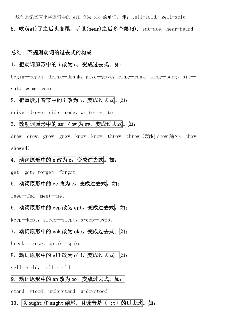 7-不规则动词过去式记忆口诀名师制作优质教学资料.doc_第2页