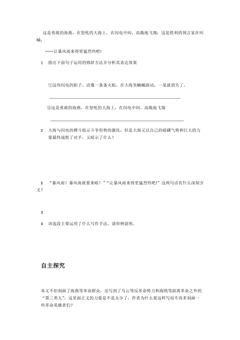 最新《海燕》练习汇编.docx_第2页