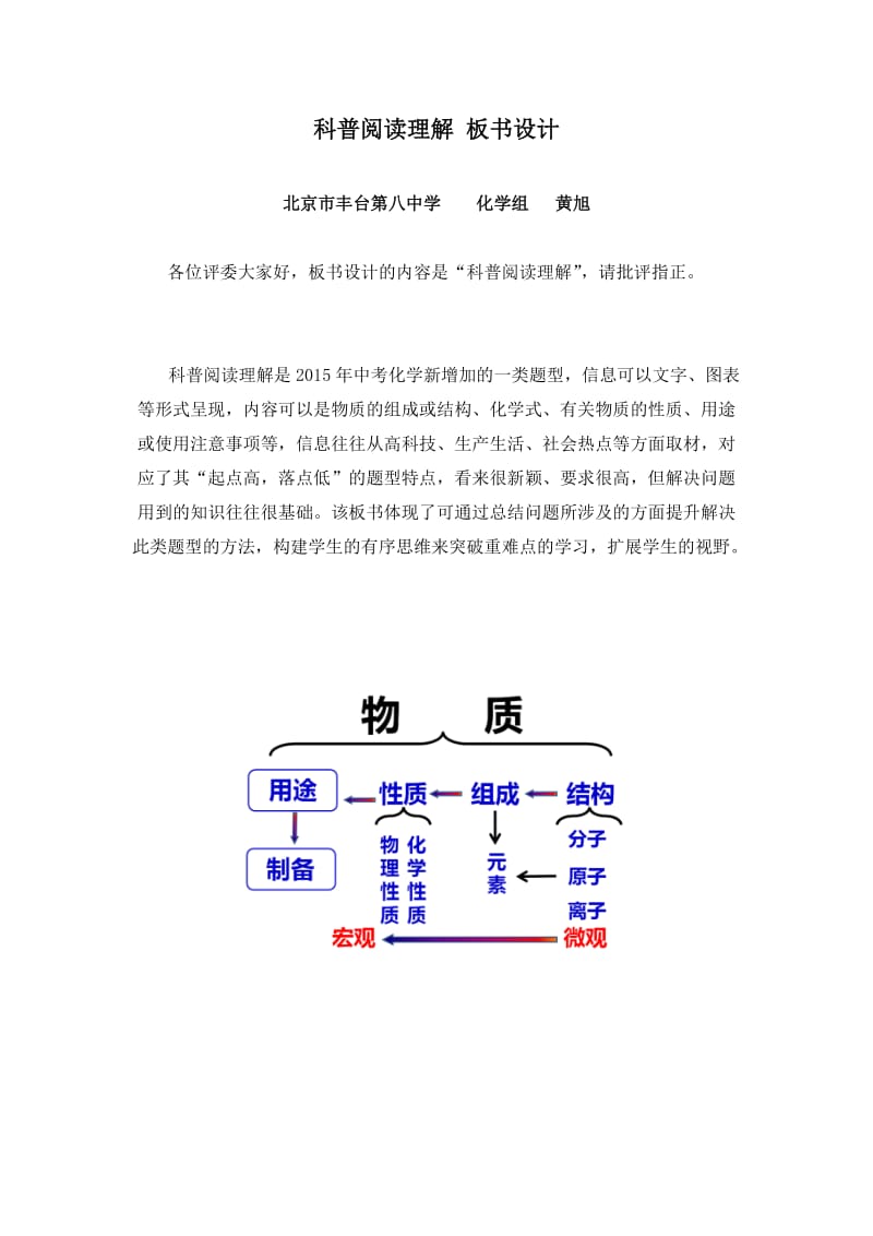 最新参赛板书设计：科普阅读理解汇编.docx_第1页