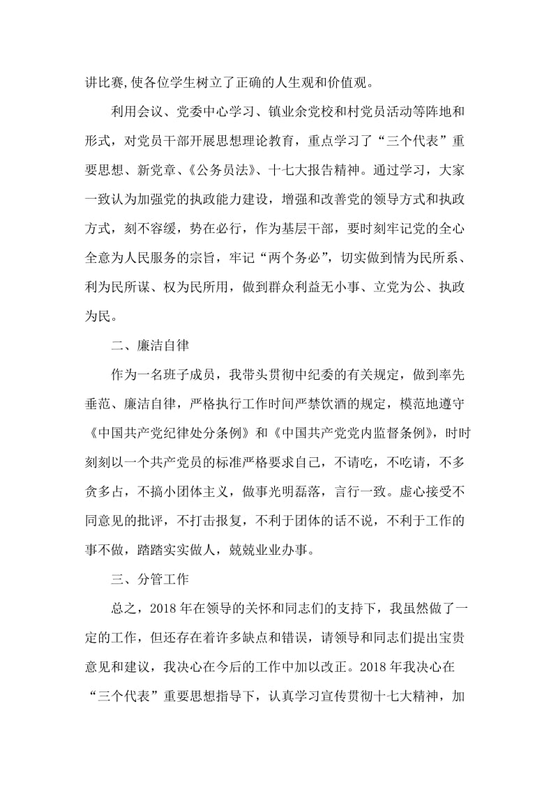 2018年镇党委宣传委员工作总结.doc_第2页