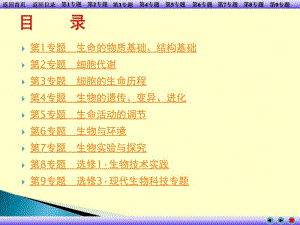 医学课件第专题生命的物质基础结构基础第2专题细胞代谢第3专题.ppt