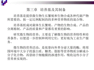 医学课件种代谢产物所需要的按一定比例配制的的多种营养物质.ppt