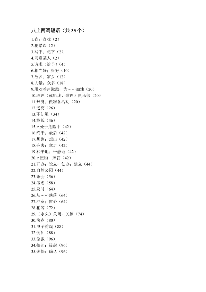 最新两词短语汉语测试汇编.docx_第3页