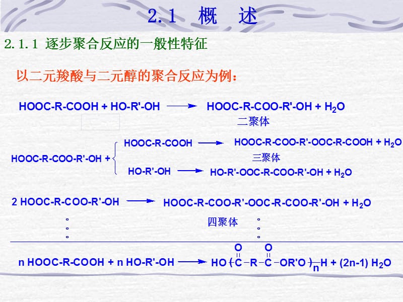 医学课件第二章逐步聚合反应.ppt_第2页