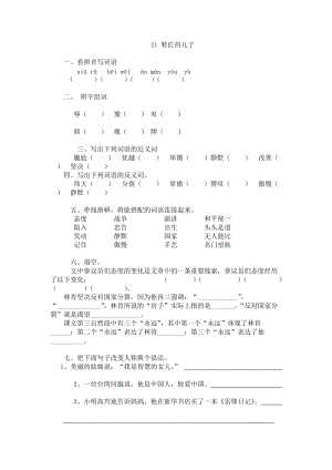 最新21鞋匠的儿子汇编.doc