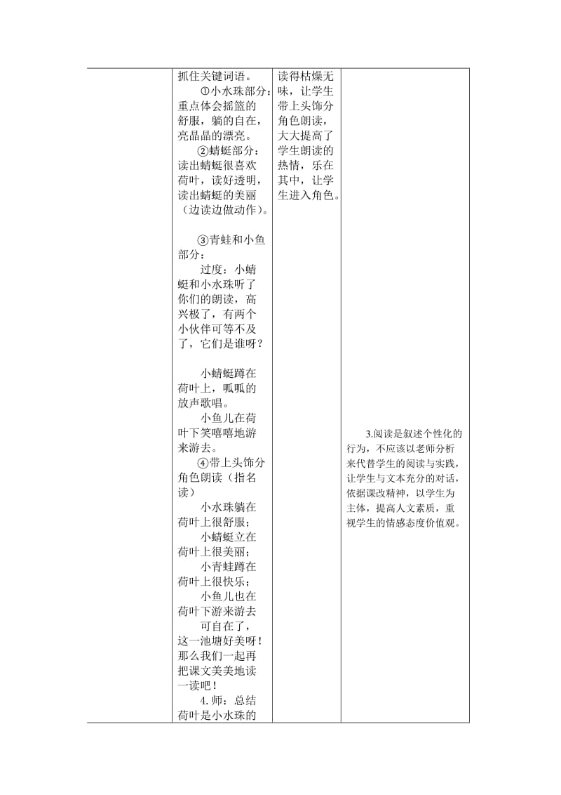 最新《荷叶圆圆》教学设计与反思1汇编.doc_第3页