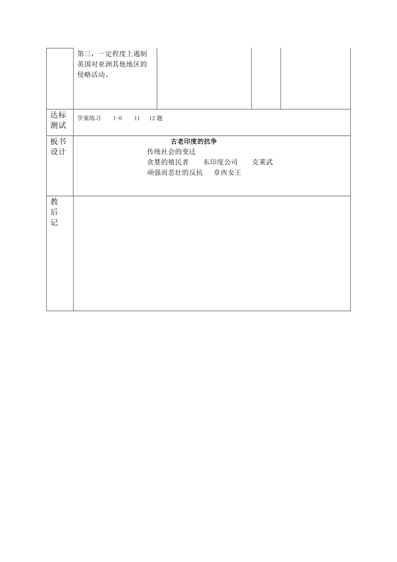 [名校联盟]山东省邹平县实验中学九年级历史上册第9课《古老印度的抗争》教案[精选文档].doc_第3页