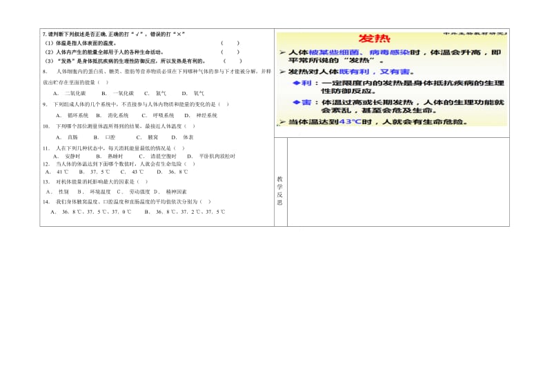 最新七年级学案人体能量的供给汇编.doc_第3页