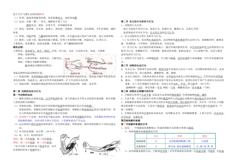 人教版八年级生物上册复习提纲肖鹏[精选文档].doc_第2页