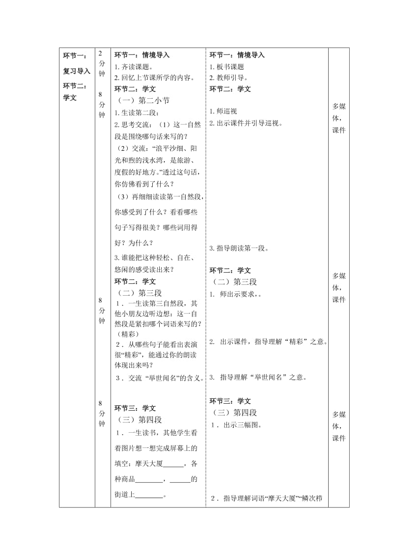 东方之珠导学案[精选文档].doc_第3页