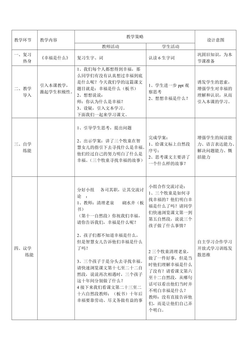 最新四年级：幸福是什么汇编.doc_第2页