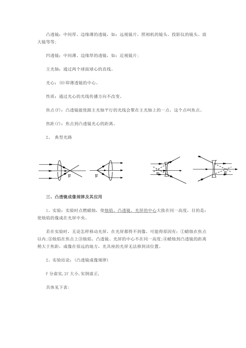 八年级物理透镜及其应用知识点分析[精选文档].doc_第2页