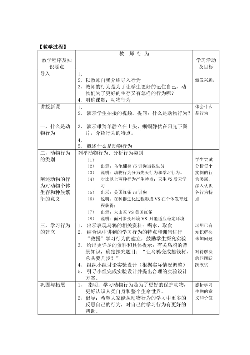 最新动物的先天性行为和学习行为汇编.doc_第2页