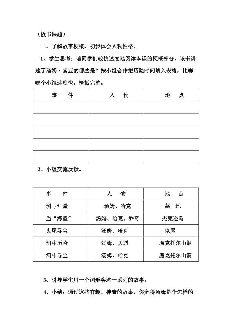 《汤姆.索亚历险记》教学设计1[精选文档].doc_第2页