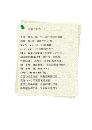 一般现在时态二[精选文档].doc