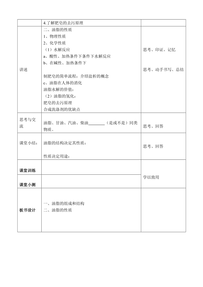 最新油脂教学设计汇编.doc_第2页