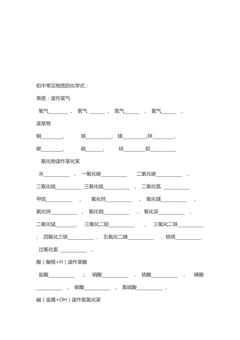 常见的化学式[精选文档].doc_第1页