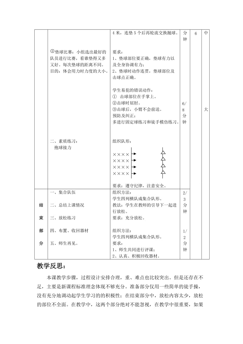 正面双手垫球技术教案上交[精选文档].doc_第3页