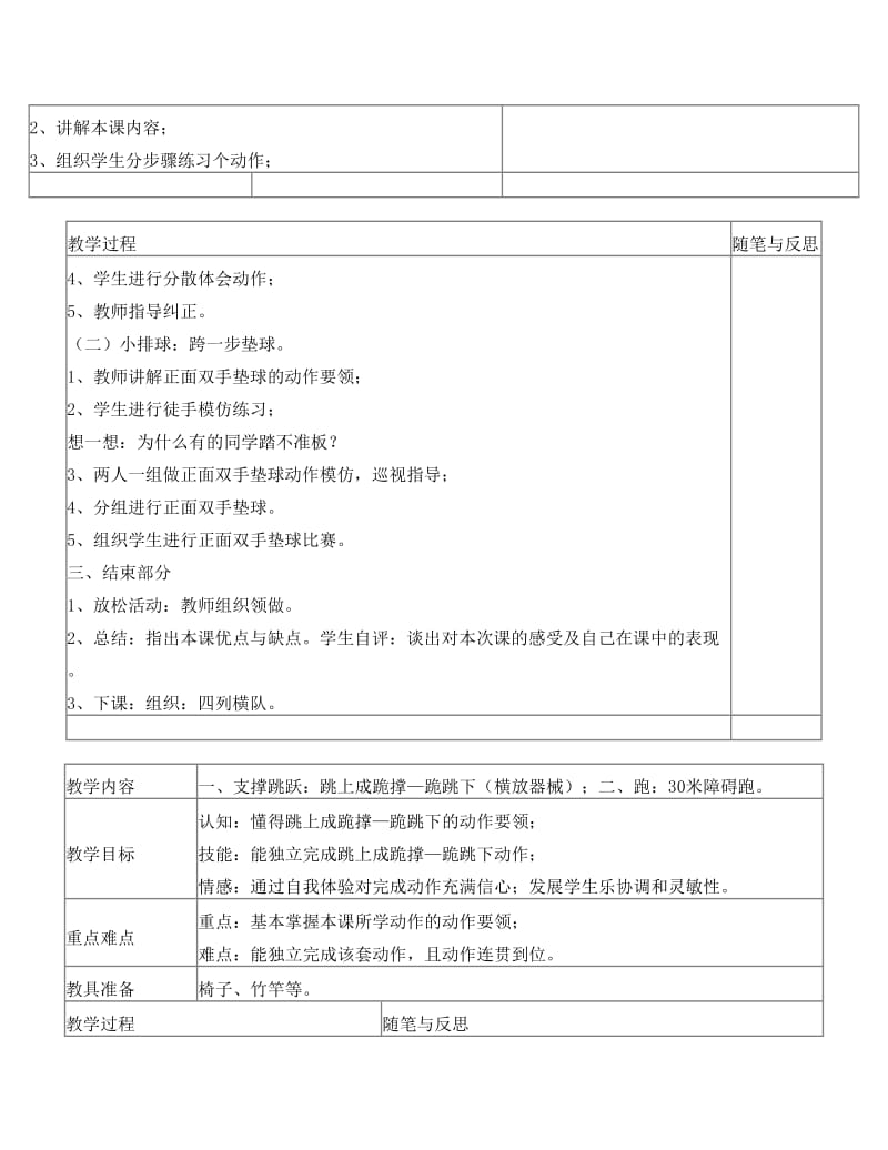 最新小学六年级第一学期体育教案-.名师优秀教案.doc_第3页