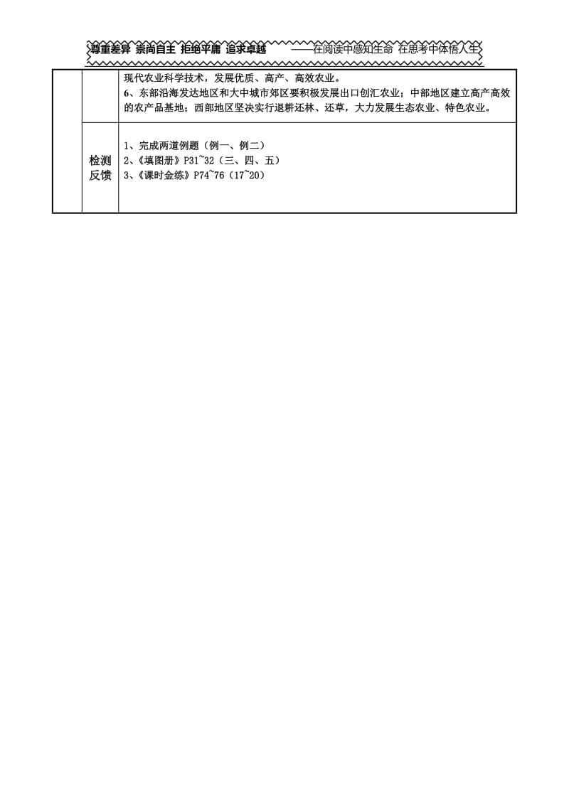 课模教案例表（因地制宜发展农业）[精选文档].doc_第2页